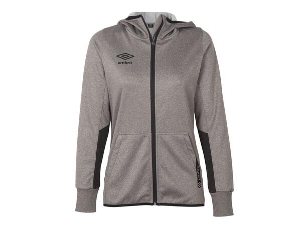 UMBRO Core Tech Hood Zip W19 Mörkgrå 42 Luvtröja med  dragkedja dam 